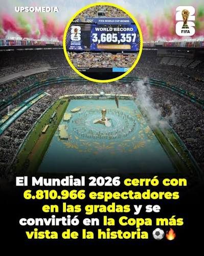 FMF presenta informe del Mundial 2026 con cifras récord en derrama económica, asistencia y audiencia.
