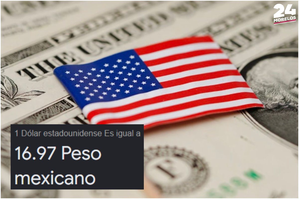 El dólar cotiza en 16.97 pesos este viernes según el tipo de cambio de referencia de Banxico.