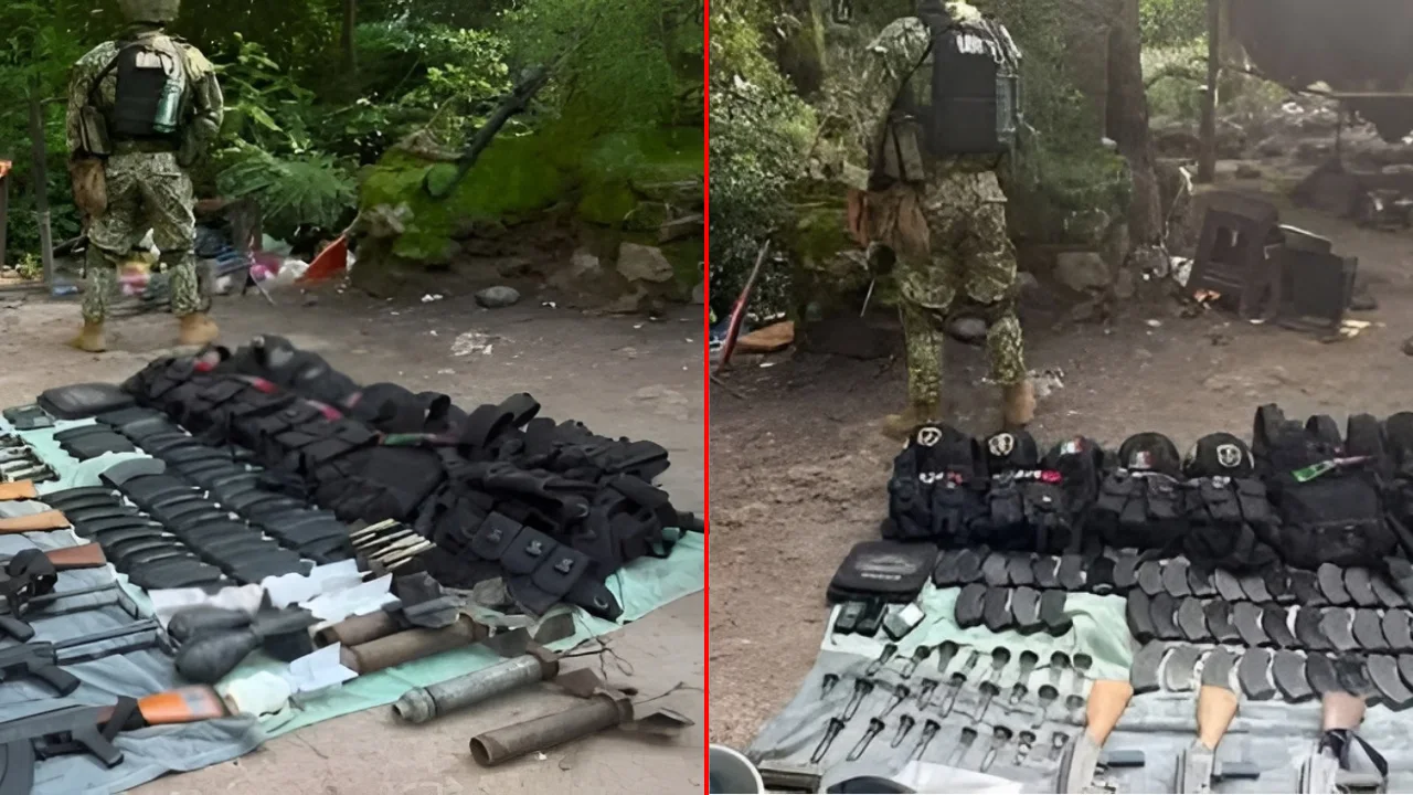 Desmantelan autoridades de Jalisco campamento clandestino de explosivos para drones en Zapopan