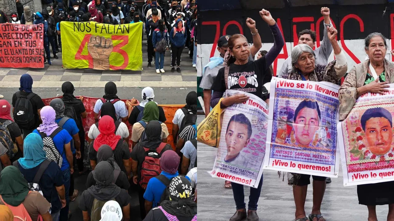 Familiares de los 43 de Ayotzinapa se reúnen con presidente de la SCJN