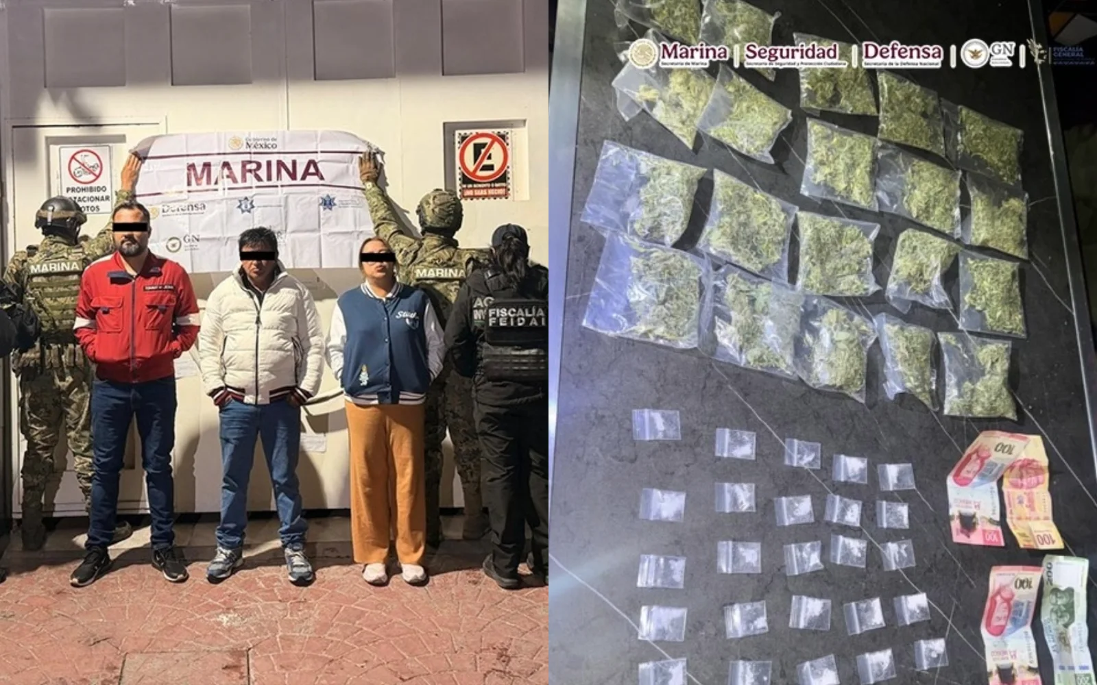 Tres detenidos tras operativo de seguridad en Huejotzingo, Puebla