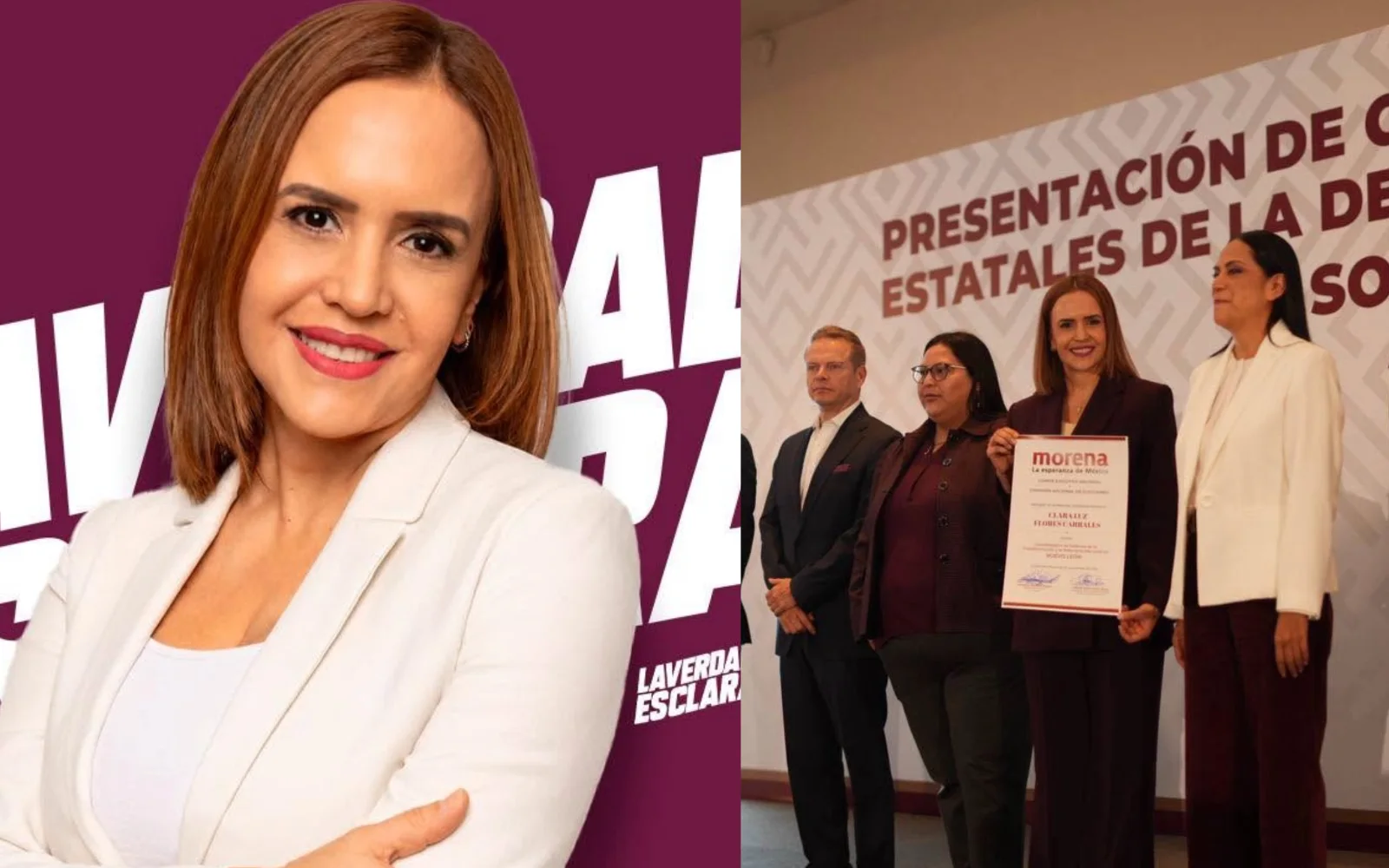 Morena designa a Clara Luz Flores como coordinadora en Nuevo León
