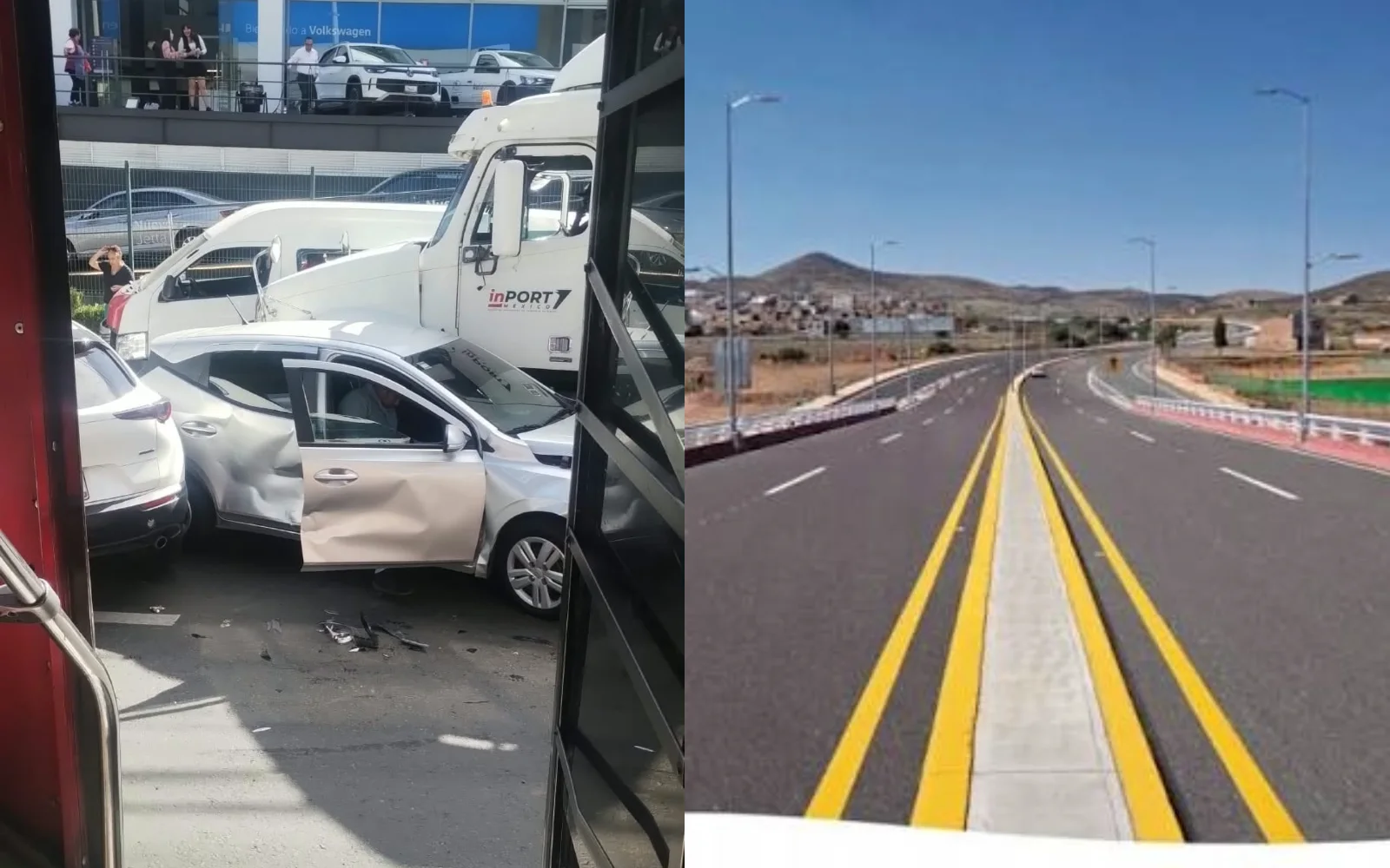 Reportan diversos accidentes y cierres viales en las principales autopistas del país