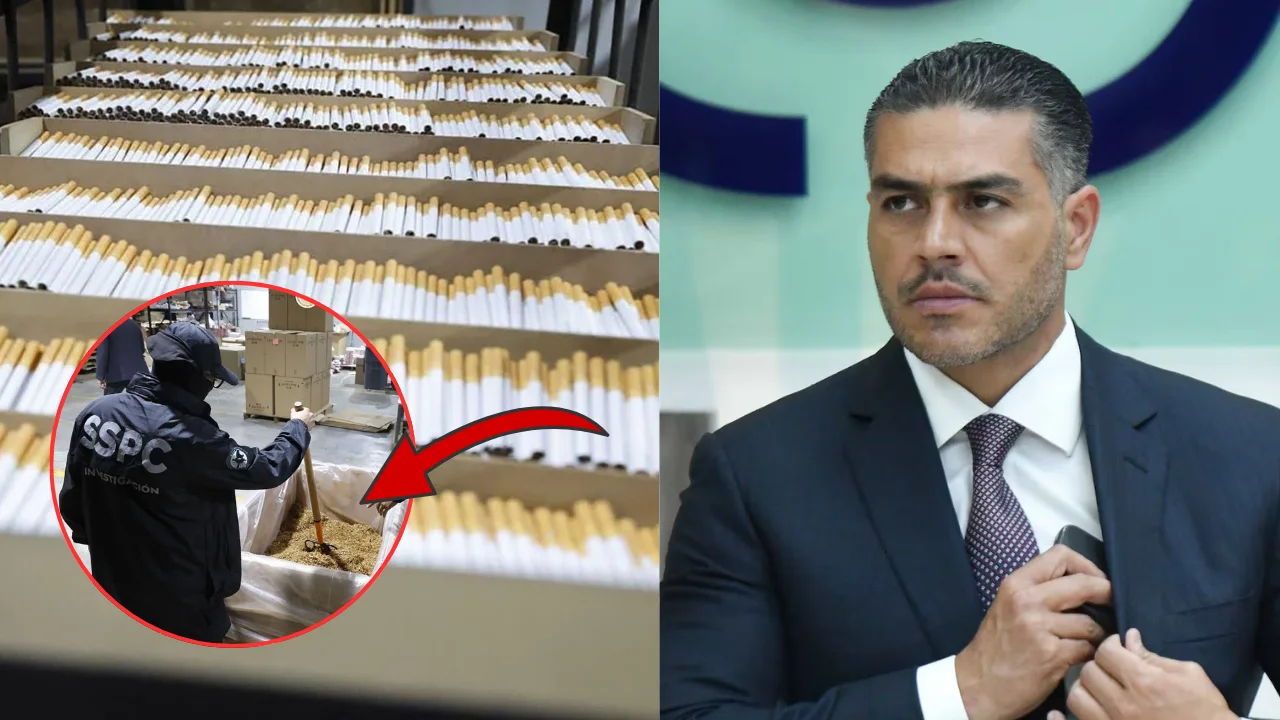 Aseguran 60 toneladas de cigarros apócrifos y detienen a tres personas en Huixquilucan