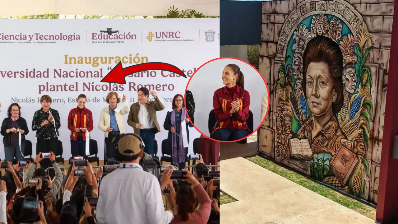 Inaugura Sheinbaum nuevo plantel de la Universidad Rosario Castellanos en EDOMEX