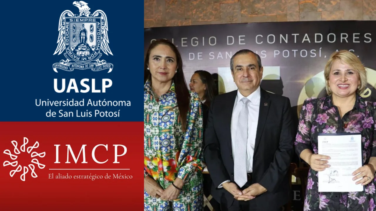 Firma la UASLP convenio con el IMCP para impulsar la certificación y el desarrollo profesional en Contaduría